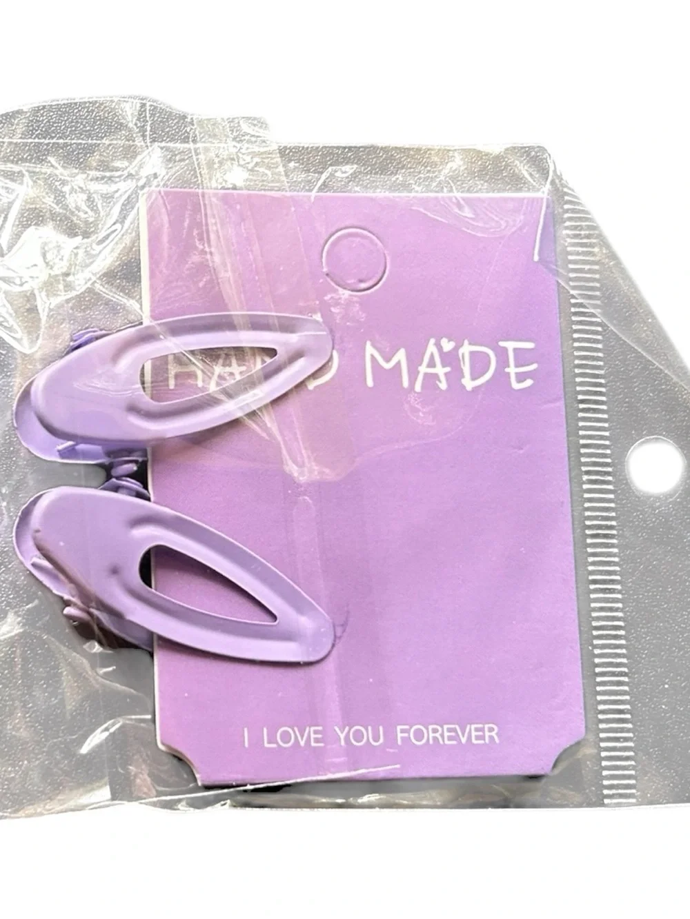 4/$20 Hello Kitty Purple Bow Hair Clips